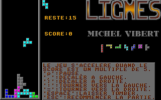 Lignes atari screenshot